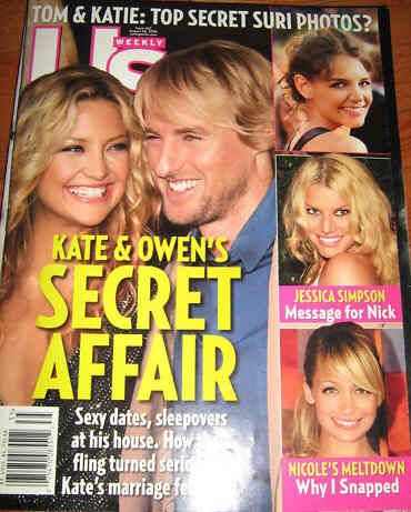US WEEKLY magazine side cover Issue 602 28 August 2006
