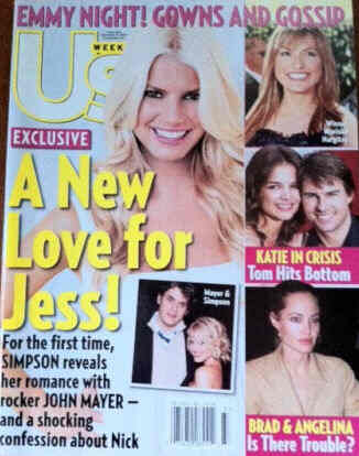 US WEEKLY magazine side cover Issue 604 11 September 2006