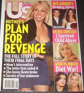US WEEKLY magazine side cover Issue 615 27 November 2006