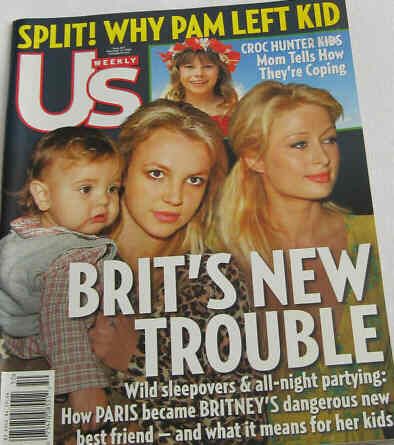 US WEEKLY magazine side cover Issue 617 11 December 2006