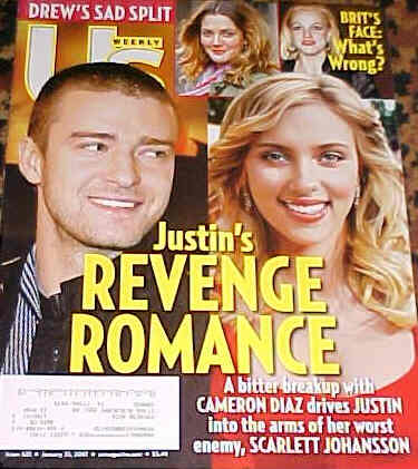 US WEEKLY magazine side cover Issue 623 22 January 2007