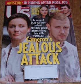 US WEEKLY magazine side cover Issue 625 5 February 2007