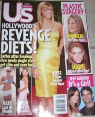 US WEEKLY magazine side cover Issue 627 19 February 2007