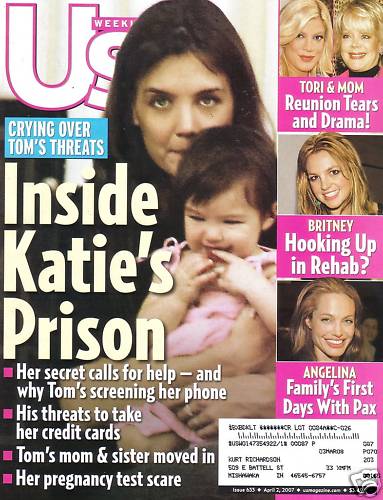 US WEEKLY magazine side cover Issue 633 2 April 2007
