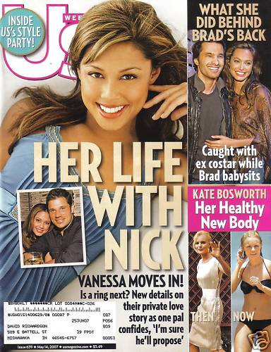 US WEEKLY magazine side cover Issue 639 14 May 2007