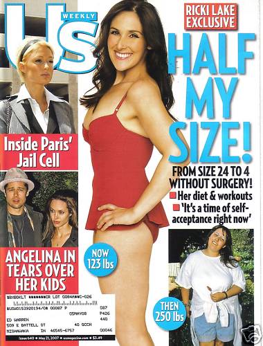 US WEEKLY magazine side cover Issue 640 21 May 2007