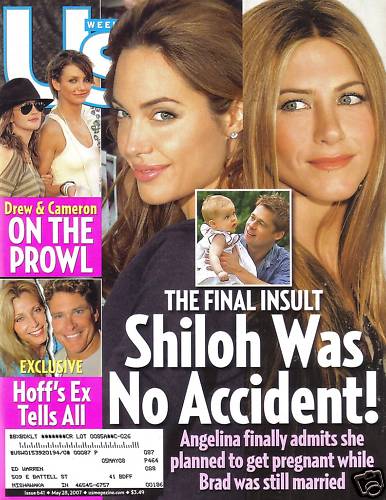 US WEEKLY magazine side cover Issue 641 28 May 2007