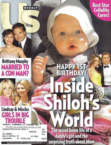 US WEEKLY magazine side cover Issue 643 11 June 2007