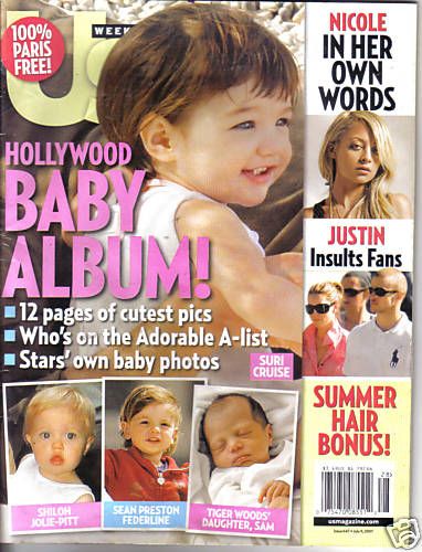 US WEEKLY magazine side cover Issue 647 9 July 2007
