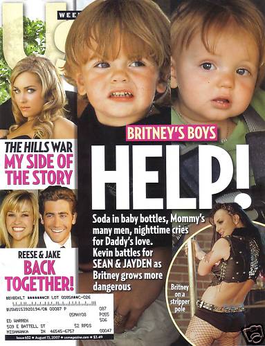 US WEEKLY magazine side cover Issue 652 13 August 2007