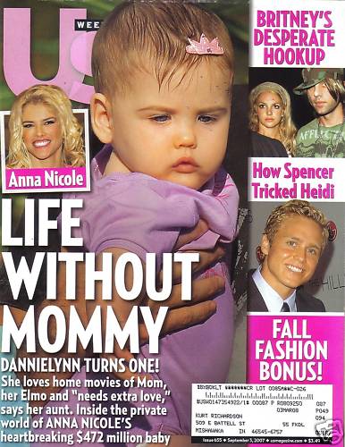 US WEEKLY magazine side cover Issue 655 3 September 2007