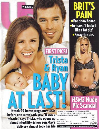 US WEEKLY magazine side cover Issue 658 24 September 2007