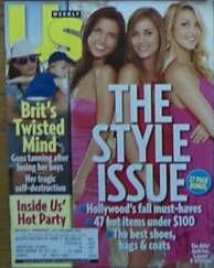 US WEEKLY magazine side cover Issue 661 15 October 2007