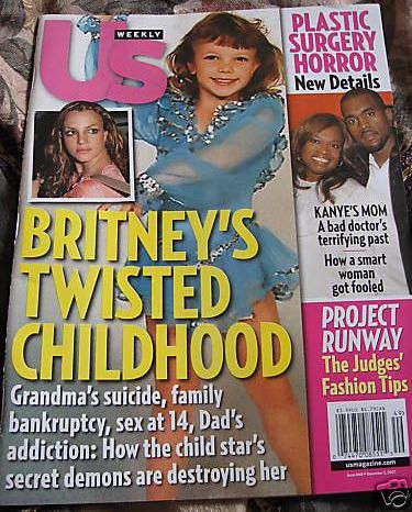 US WEEKLY magazine side cover Issue 668 3 December 2007