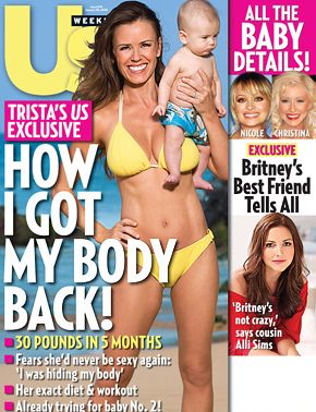 US WEEKLY magazine side cover Issue 676 28 January 2008