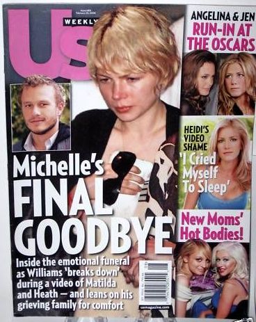 US WEEKLY magazine side cover Issue 680 25 February 2008