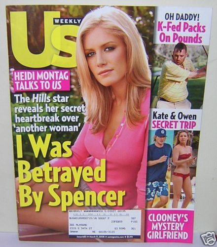 US WEEKLY magazine side cover Issue 683 17 March 2008