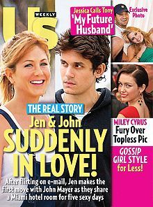 US WEEKLY magazine side cover Issue 691 12 May 2008