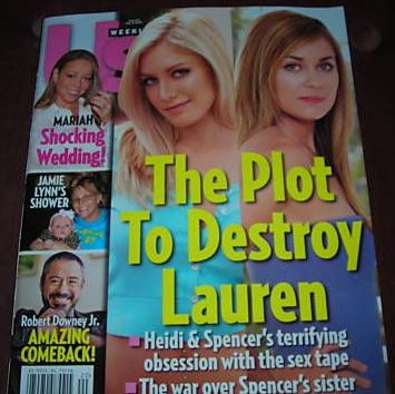 US WEEKLY magazine side cover Issue 692 19 May 2008