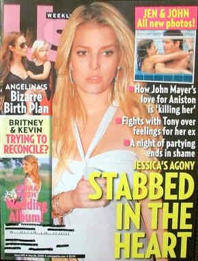 US WEEKLY magazine side cover Issue 693 26 May 2008