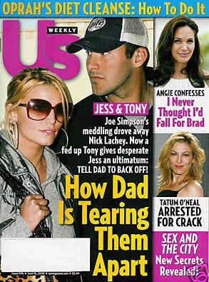 US WEEKLY magazine side cover Issue 696 16 June 2008