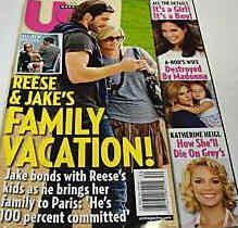 US WEEKLY magazine side cover Issue 702 28 July 2008
