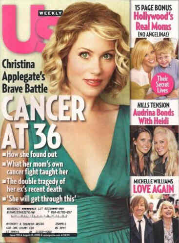 US WEEKLY magazine side cover Issue 705 18 August 2008