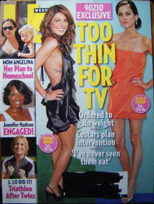 US WEEKLY magazine side cover Issue 711 29 September 2008