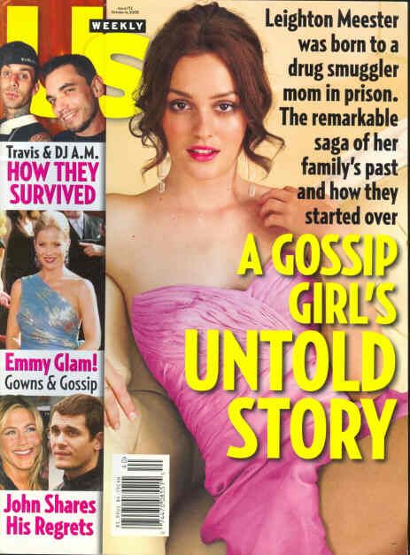 US WEEKLY magazine side cover Issue 712 6 October 2008