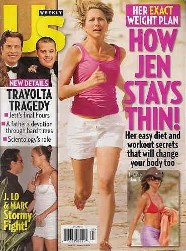 US WEEKLY magazine side cover Issue 727 19 January 2009