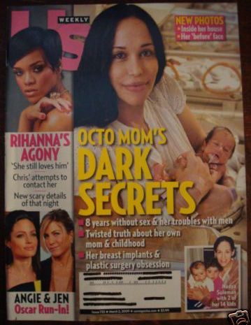 US WEEKLY magazine side cover Issue 733 2 March 2009