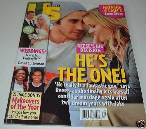 US WEEKLY magazine side cover Issue 738 6 April 2009