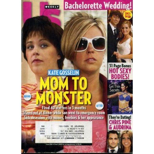 US WEEKLY magazine side cover Issue 746 1 June 2009