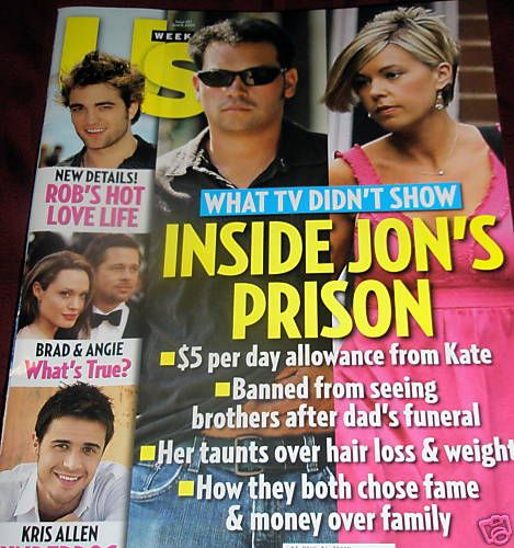 US WEEKLY magazine side cover Issue 747 8 June 2009