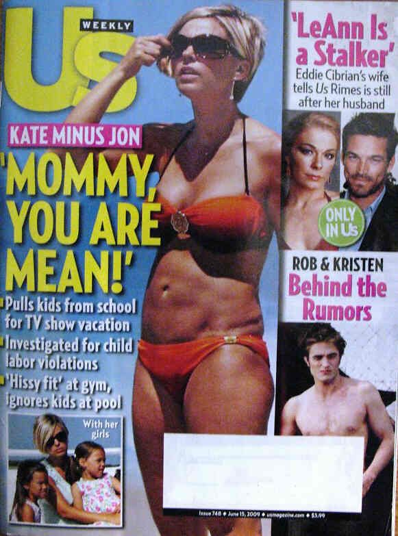 US WEEKLY magazine side cover Issue 748 15 June 2009
