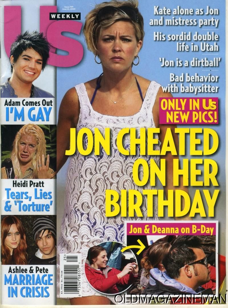 US WEEKLY magazine side cover Issue 749 22 June 2009
