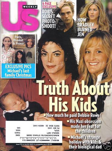 US WEEKLY magazine side cover Issue 753 20 July 2009