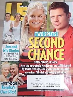 US WEEKLY magazine side cover Issue 754 27 July 2009