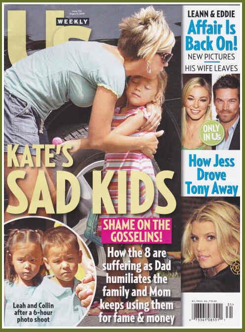US WEEKLY magazine side cover Issue 755 3 August 2009
