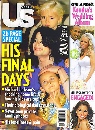 US WEEKLY magazine side cover Issue 761 14 September 2009