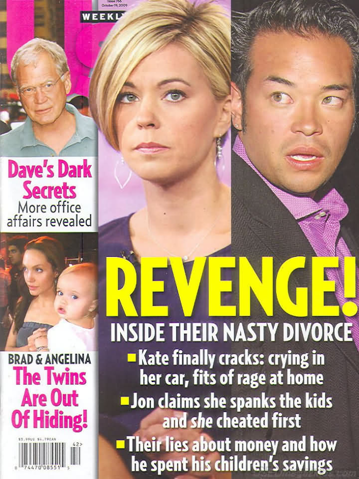 US WEEKLY magazine side cover Issue 766 19 October 2009