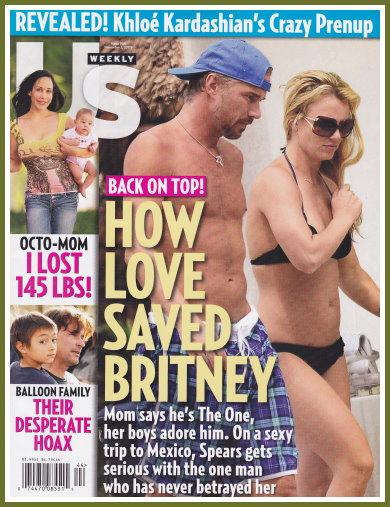 US WEEKLY magazine side cover Issue 768 2 November 2009