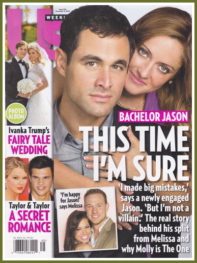 US WEEKLY magazine side cover Issue 769 9 November 2009