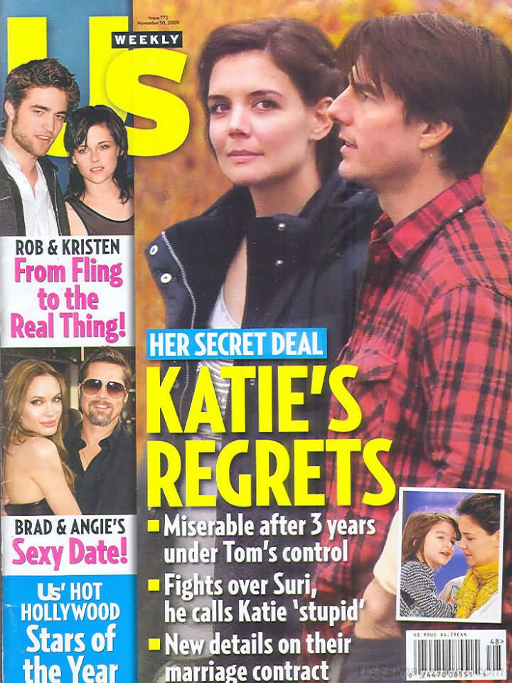 US WEEKLY magazine side cover Issue 772 30 November 2009