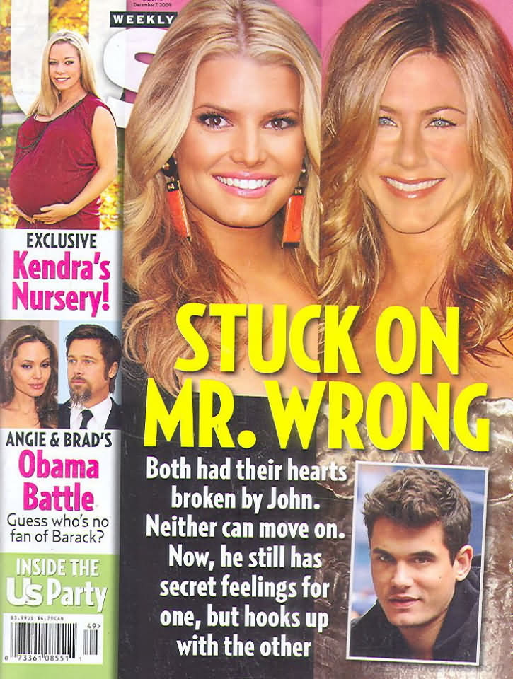 US WEEKLY magazine side cover Issue 773 7 December 2009