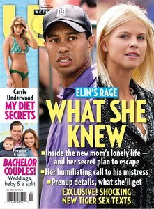 US WEEKLY magazine side cover Issue 775 21 December 2009