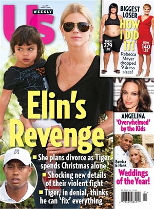 US WEEKLY magazine side cover Issue 777 4 January 2010