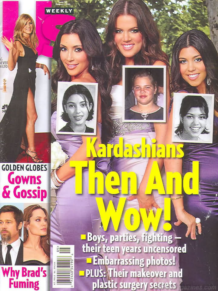 US WEEKLY magazine side cover Issue 781 1 February 2010