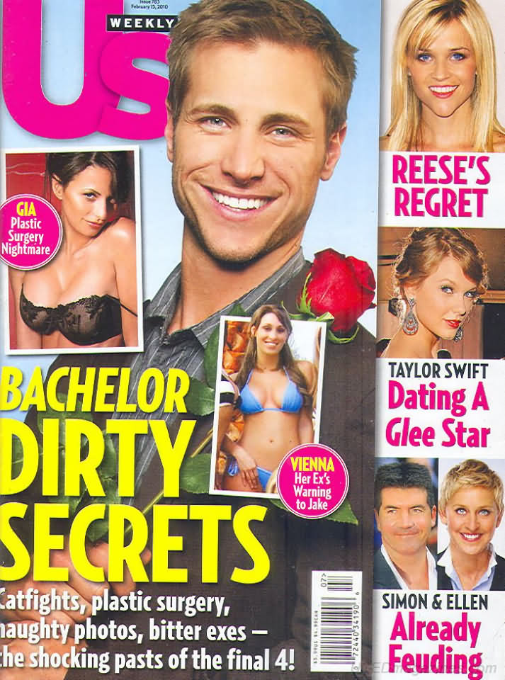 US WEEKLY magazine side cover Issue 783 15 February 2010