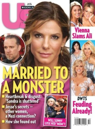 US WEEKLY magazine side cover Issue 790 5 April 2010